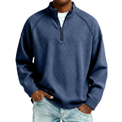 LuKa™ | Wafelgebreid Mannen Sweatshirt