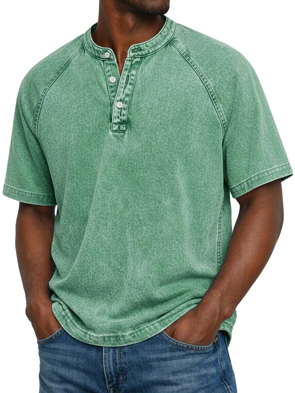 LuKa™ | Vintage Mannen Shirt Met Knopen
