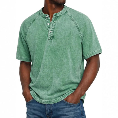 LuKa™ | Vintage Mannen Shirt Met Knopen