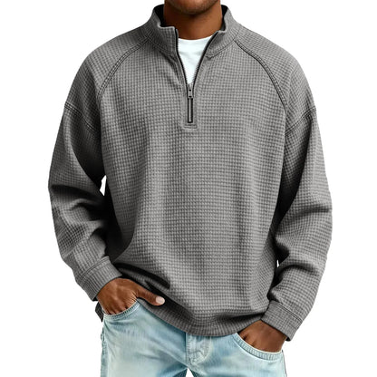 LuKa™ | Wafelgebreid Mannen Sweatshirt