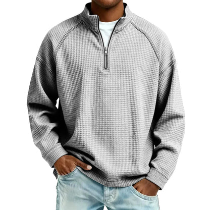 LuKa™ | Wafelgebreid Mannen Sweatshirt