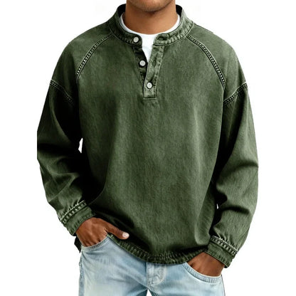 LuKa - Vintage Heren Shirt Met Knopen