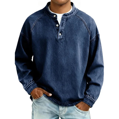 LuKa - Vintage Heren Shirt Met Knopen