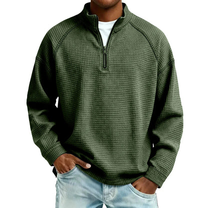 LuKa™ | Wafelgebreid Mannen Sweatshirt