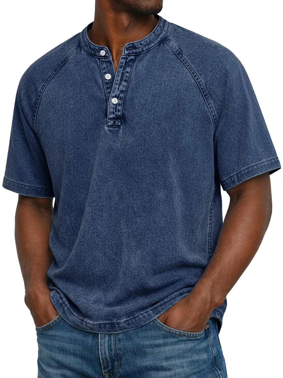 LuKa™ | Vintage Mannen Shirt Met Knopen