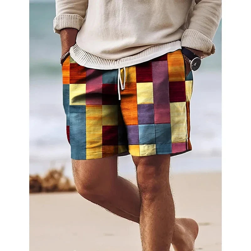 LuKa - Kleurrijke Heren Strandbroek