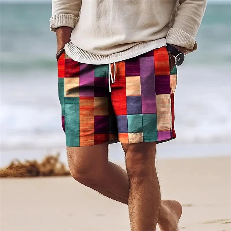 LuKa - Kleurrijke Heren Strandbroek