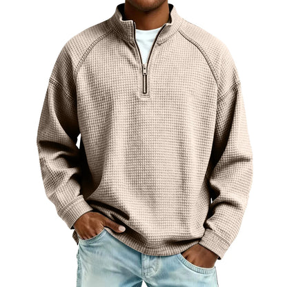 LuKa™ | Wafelgebreid Mannen Sweatshirt