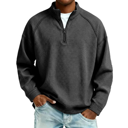 LuKa™ | Wafelgebreid Mannen Sweatshirt