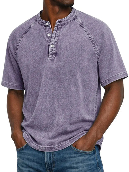 LuKa™ | Vintage Mannen Shirt Met Knopen
