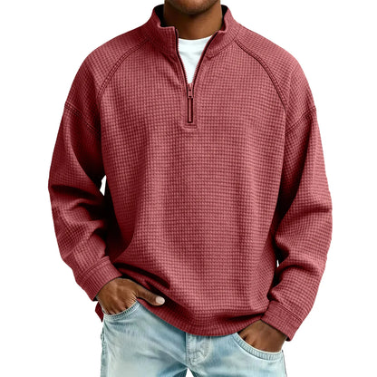 LuKa™ | Wafelgebreid Mannen Sweatshirt
