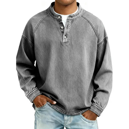 LuKa - Vintage Heren Shirt Met Knopen