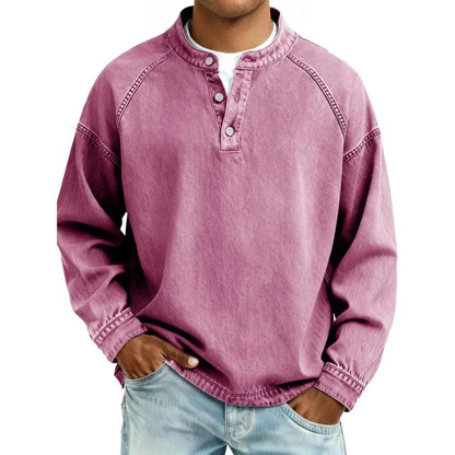 LuKa - Vintage Heren Shirt Met Knopen