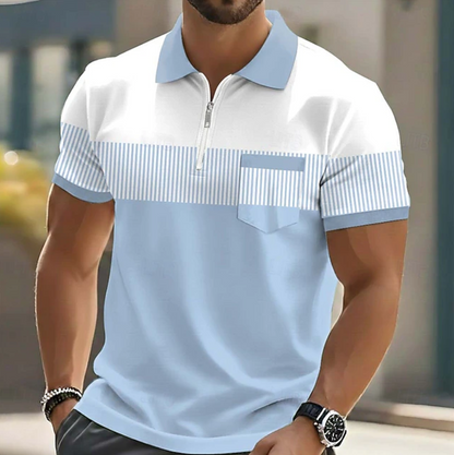 LuKa - Verfijnd Poloshirt met Rits
