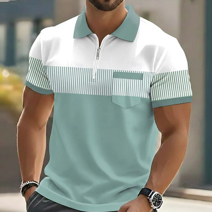 LuKa - Verfijnd Poloshirt met Rits
