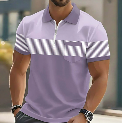 LuKa - Verfijnd Poloshirt met Rits