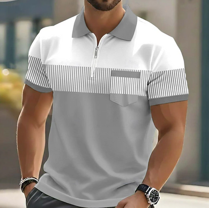 LuKa - Verfijnd Poloshirt met Rits
