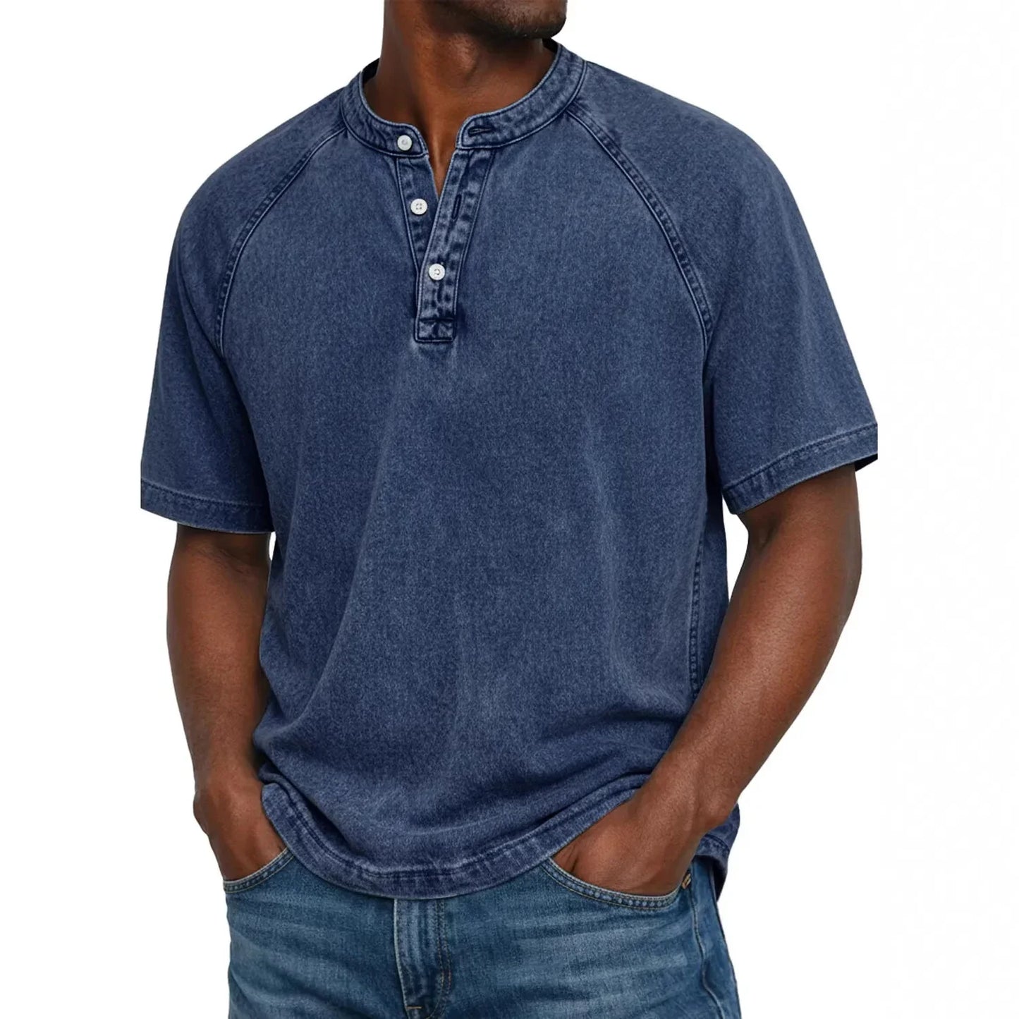 LuKa™ | Vintage Mannen Shirt Met Knopen