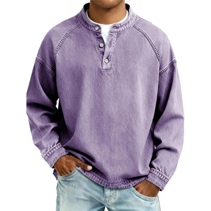 LuKa - Vintage Heren Shirt Met Knopen