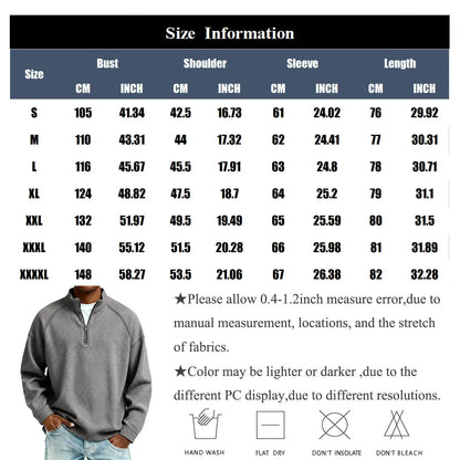 LuKa™ | Wafelgebreid Mannen Sweatshirt