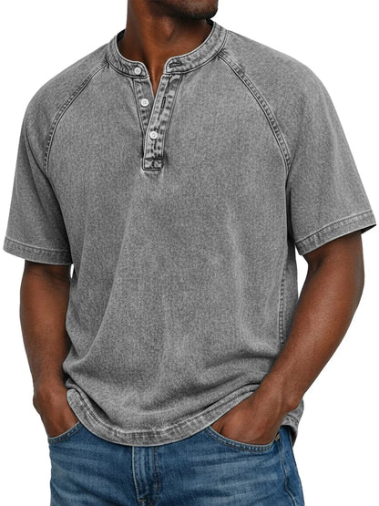 LuKa™ | Vintage Mannen Shirt Met Knopen