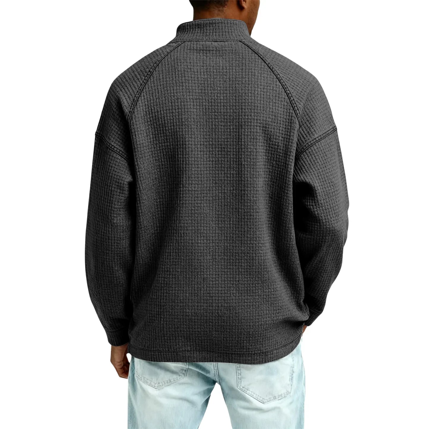 LuKa™ | Wafelgebreid Mannen Sweatshirt
