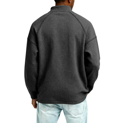 LuKa™ | Wafelgebreid Mannen Sweatshirt