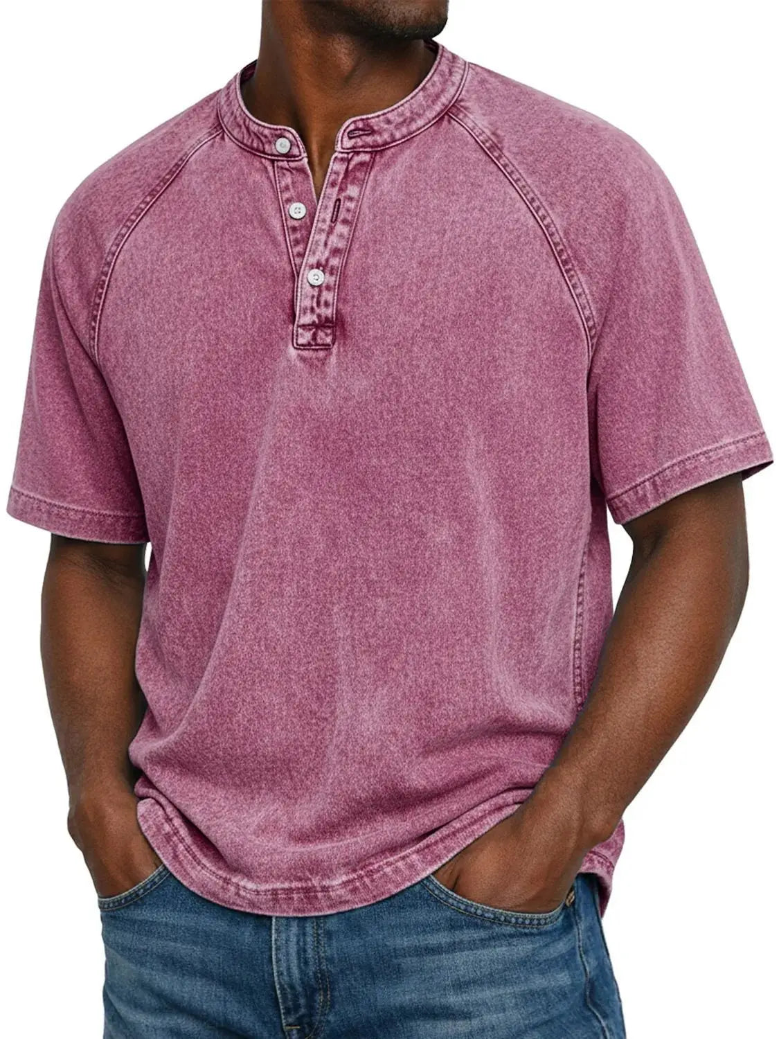 LuKa™ | Vintage Mannen Shirt Met Knopen