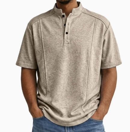 LuKa™ | Vintage Gewassen Shirt Met Knopen
