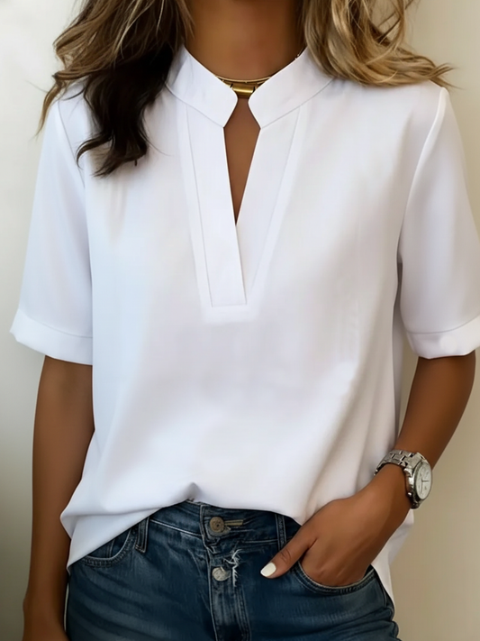 LuKa - Comfortabel V-hals T-shirt